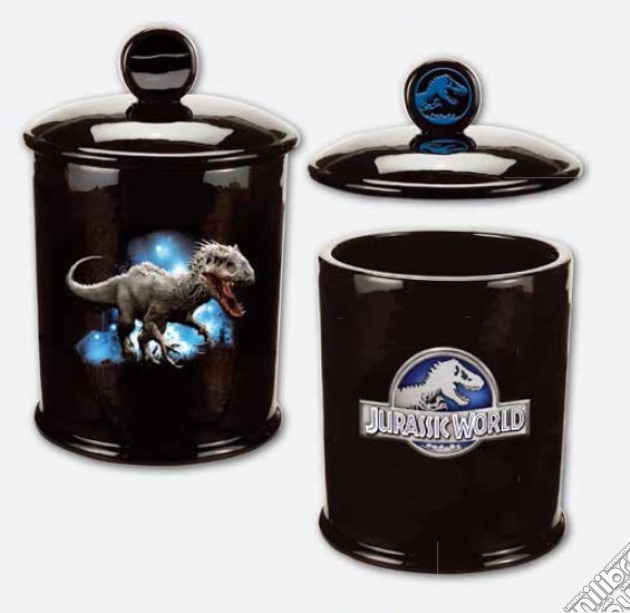 Jurassic World - Contenitore Portabiscotti In Ceramica Con Coperchio Indominus Rex gioco di Joy Toy