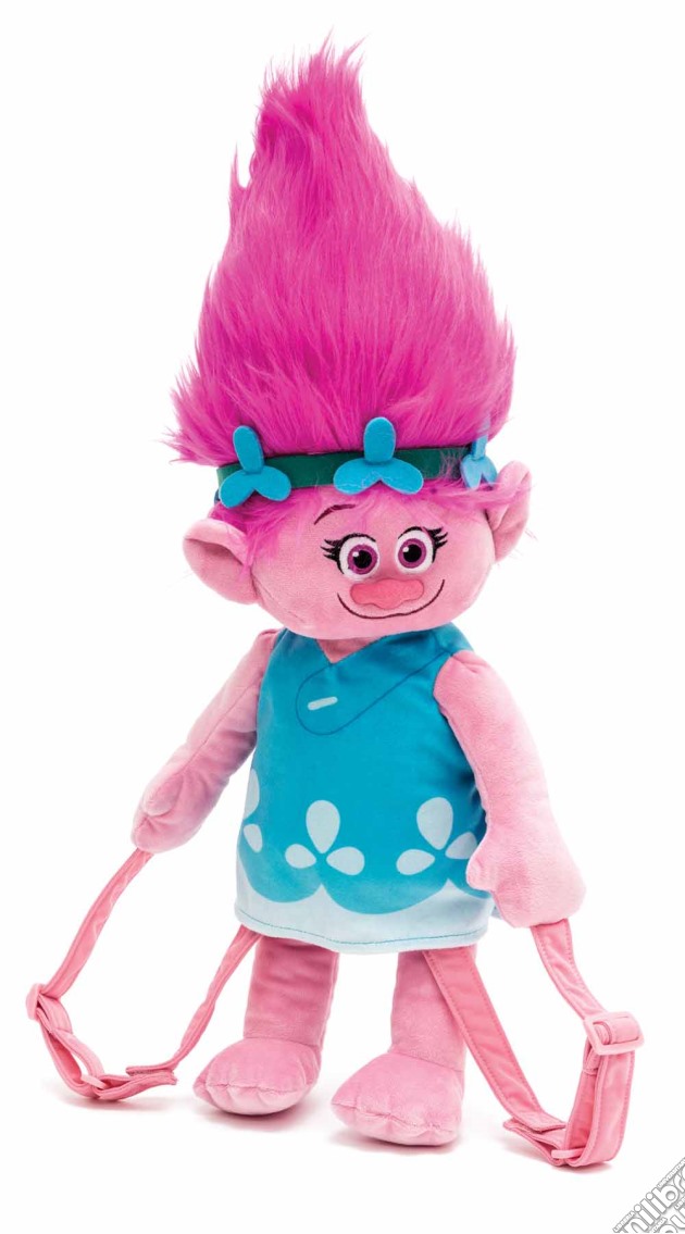 Trolls: Joy Toy - Poppy Zainetto In Peluche 23X12X54 Cm gioco