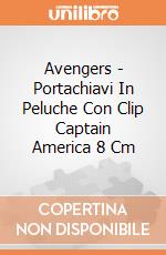 Avengers - Portachiavi In Peluche Con Clip Captain America 8 Cm gioco