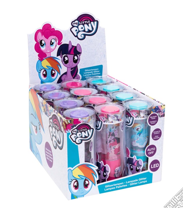 My Little Pony: Joy Toy - Lampada Glitter Con Led In Confezione Tubolare Trasparente (Assortimento) gioco di Joy Toy