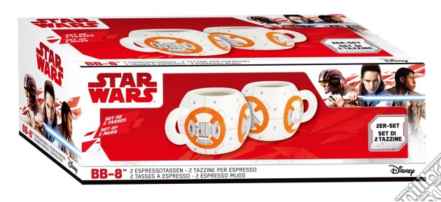 Star Wars - Bb-8 - Set 2 Tazzine Per Espresso In Ceramica In Confezione Regalo 8X8X10 Cm gioco di Joy Toy