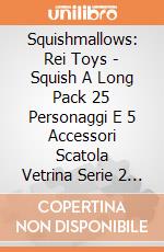 Squishmallows: Rei Toys - Squish A Long Pack 25 Personaggi E 5 Accessori Scatola Vetrina Serie 2 (Assortimento) giochi