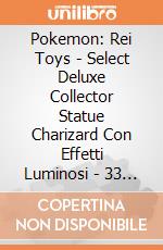 Pokemon: Rei Toys - Select Deluxe Collector Statue Charizard Con Effetti Luminosi - 33 Cm giochi