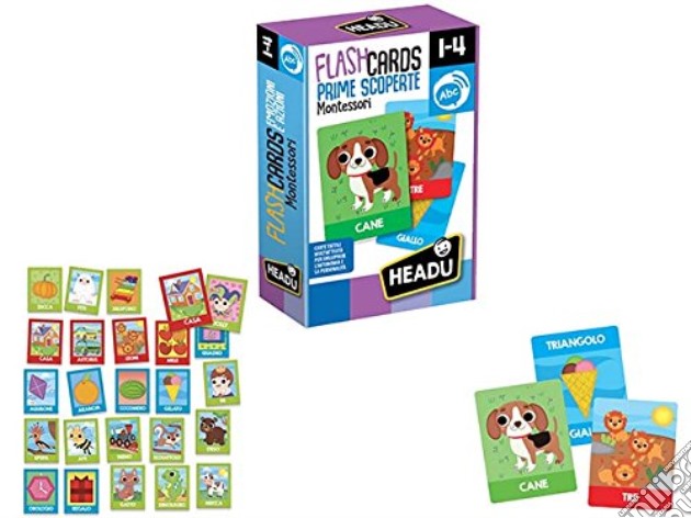 Headu | Flashcards Montessori Prime Scoperte gioco