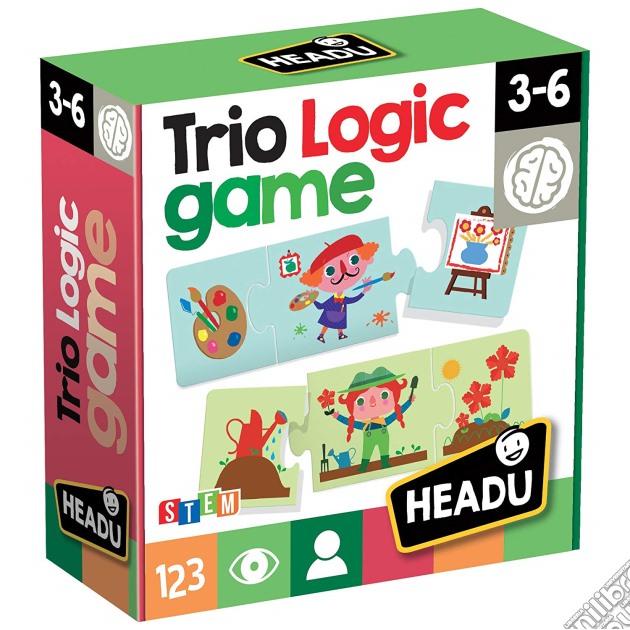 Headu It20782 - Trio Logic Game gioco