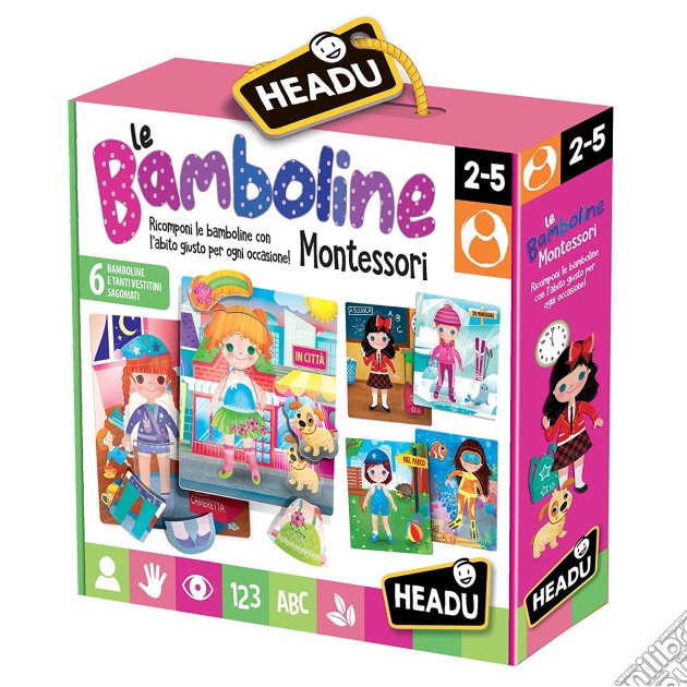 Headu It22229 - Le Bamboline Montessori gioco