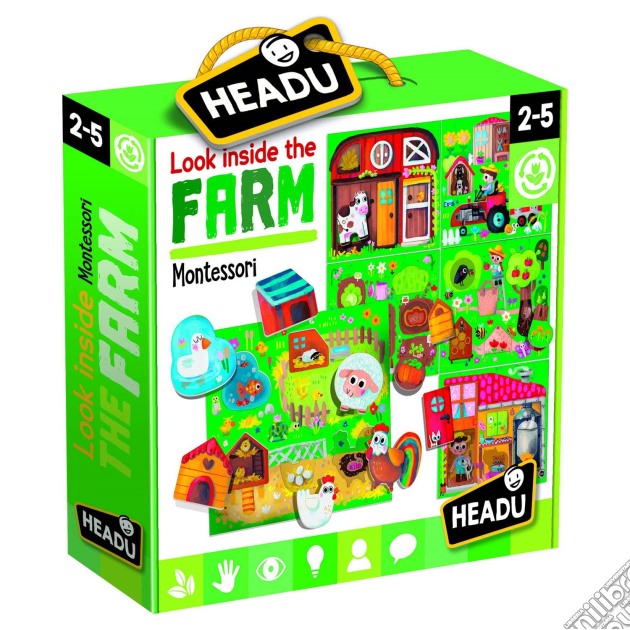 Headu: Montessori - Baby Play Farm gioco di Headu
