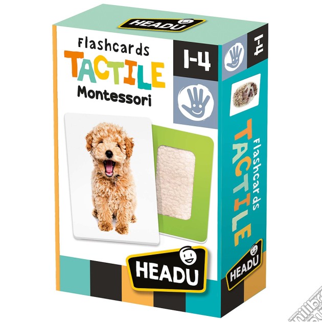 Headu Mu23738 - Flashcards Tactile Montessori gioco