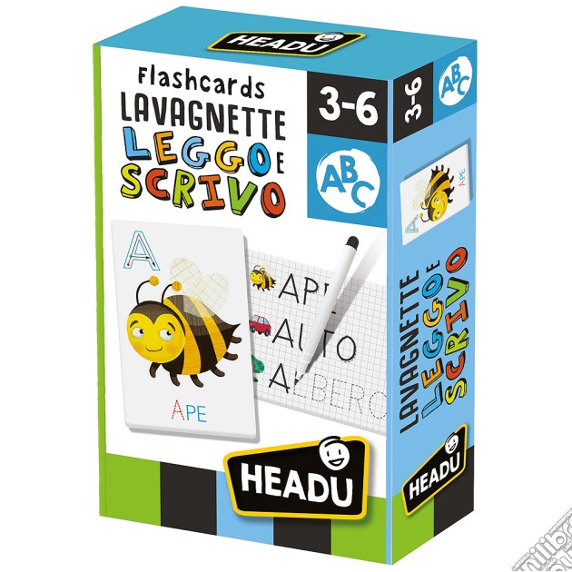 Headu It23769 - Flashcards Lavagnette Leggo E Scrivo gioco