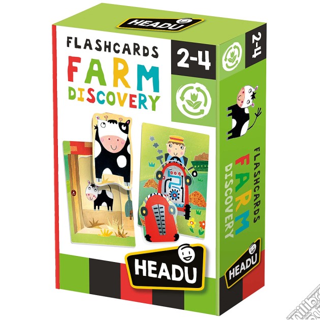 Headu Mu24001 - Flashcards Farm Discover gioco