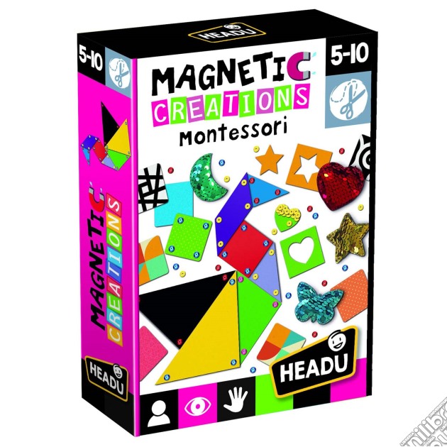 Headu Mu24032 - Magnetic Creations Montessori gioco di Headu