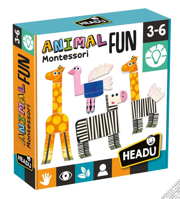 Headu Mu24797 - Montessori Animal Fun gioco