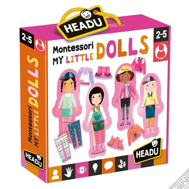 Headu Mu24827 - Montessori My Little Dolls gioco