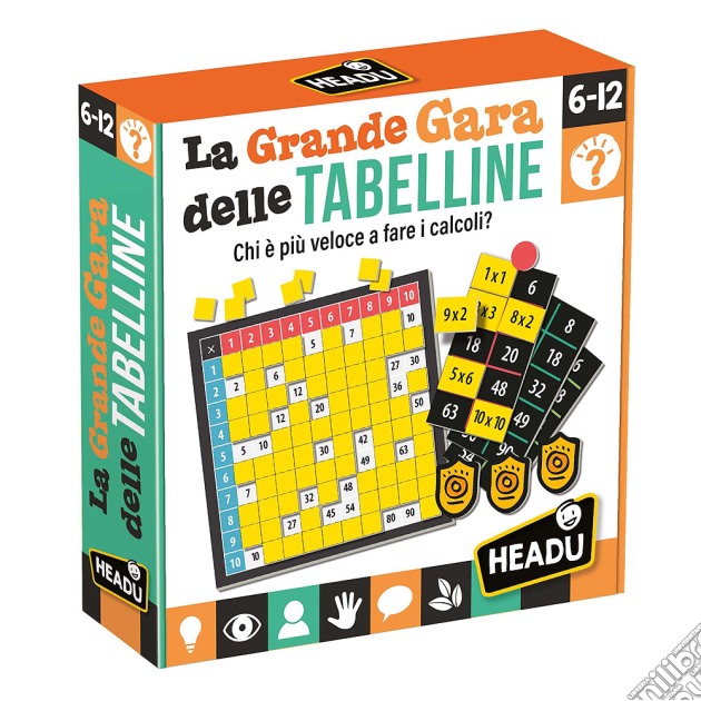 Headu It25428 - La Grande Gara Delle Tabelline! gioco