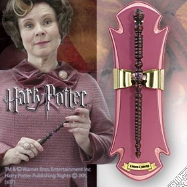 Harry Potter. Bacchetta Magica di Dolores Umbridge con Espositore. gioco di Noble Collection