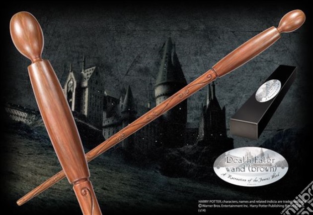 Harry Potter. Bacchetta Magica dei Mangiamorte Marrone. gioco di Noble Collection