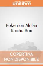 Pokemon Alolan Raichu Box gioco di CAR