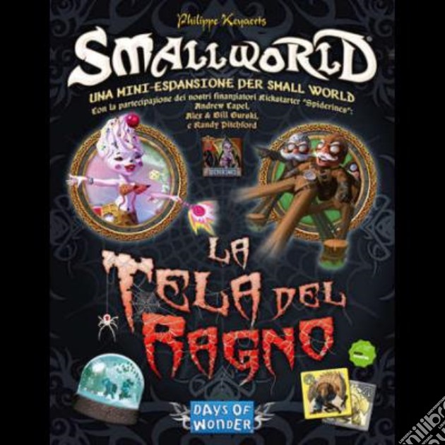 Small World. La Tela del Ragno. [Espansione per Small World]. gioco di Asterion Press