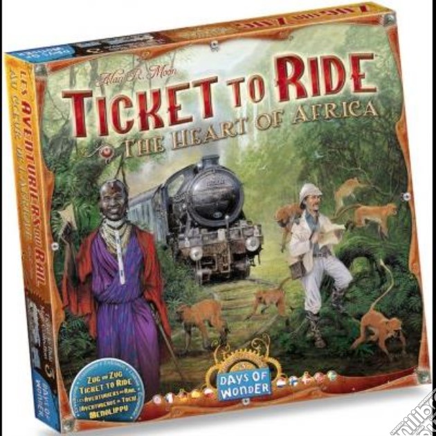 Ticket To Ride the Heart of Africa. [Espansione per Ticket To Ride]. gioco di Asterion Press