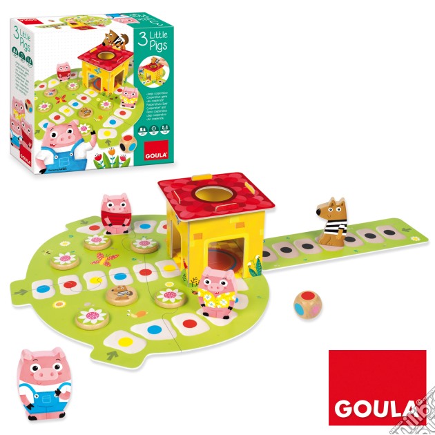 Goula - Goula - Goula Familiespel Drie Biggetjes gioco