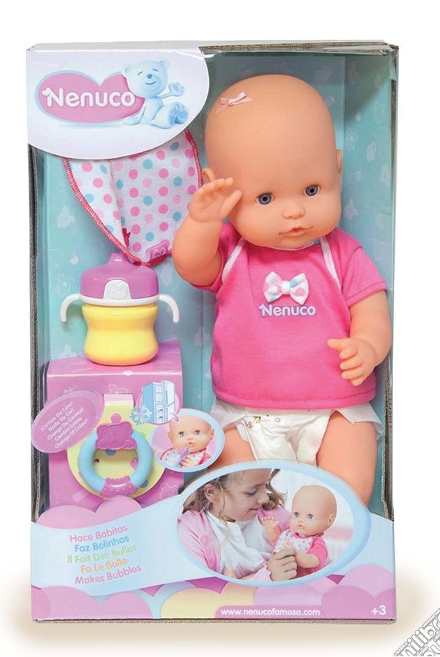 Nenuco - Bambola Bebe' 42 Cm Bolle gioco di Famosa