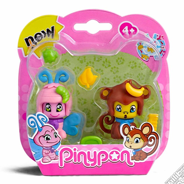 Pinypon - 2 Cuccioli - Farfalla E Scimmia gioco di Famosa