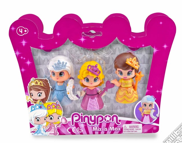 Pinypon: Famosa - Pack Principesse (3 Figure) gioco di Famosa