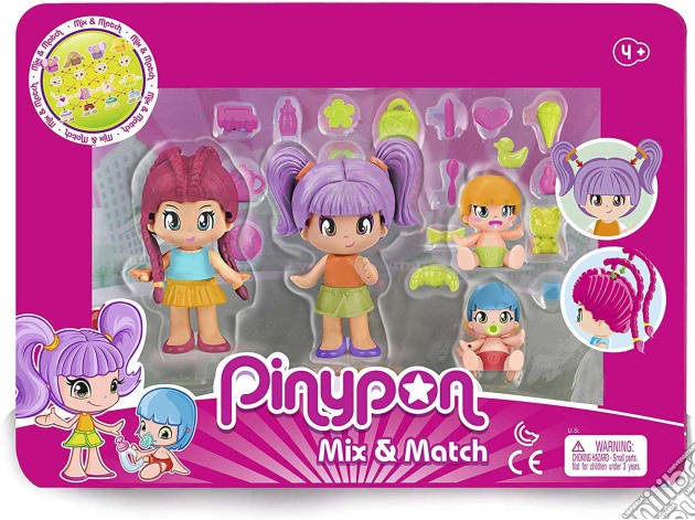 Pinypon - Cracker Surprise 4 Figure gioco
