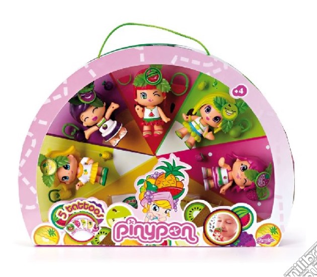 Pinypon - Collezione Frutta 5 Personaggi gioco di Famosa
