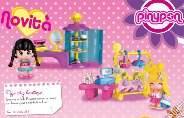 Pinypon - City Boutique Con 1 Pinypon gioco di Famosa