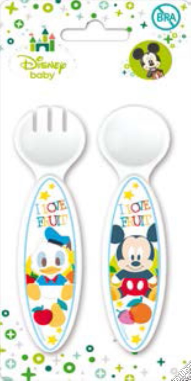 Topolino - Baby - Set Cucchiaio E Forchetta gioco di Oled