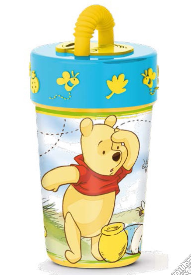 Winnie The Pooh - Bicchiere Con Cannuccia gioco di Oled