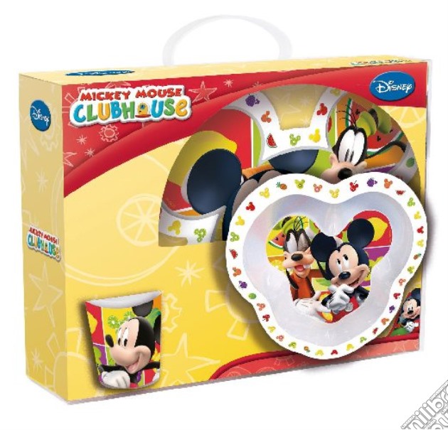 Disney: Stor - Topolino (Set 2 Piatti E 1 Tazza In Plastica) gioco di Joy Toy