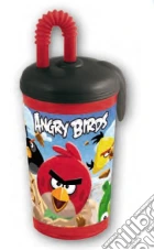 Angry Birds - Bicchiere Con Coperchio E Cannuccia giochi