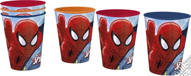 Spider-Man - Bicchiere In Plastica (3 Pz) gioco di Joy Toy
