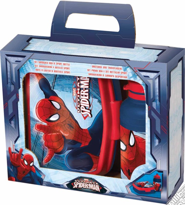Spider-Man - Set Porta Merenda E Borraccia 440 Ml gioco