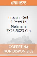 Frozen - Set 3 Pezzi In Melamina 7X23,5X23 Cm gioco di Joy Toy