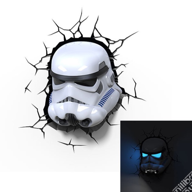 Lampada da Muro 3D Star Wars Stormtrooper gioco di GLAM