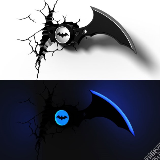 Lampada da Muro 3D - Batman Batarang gioco di GAF