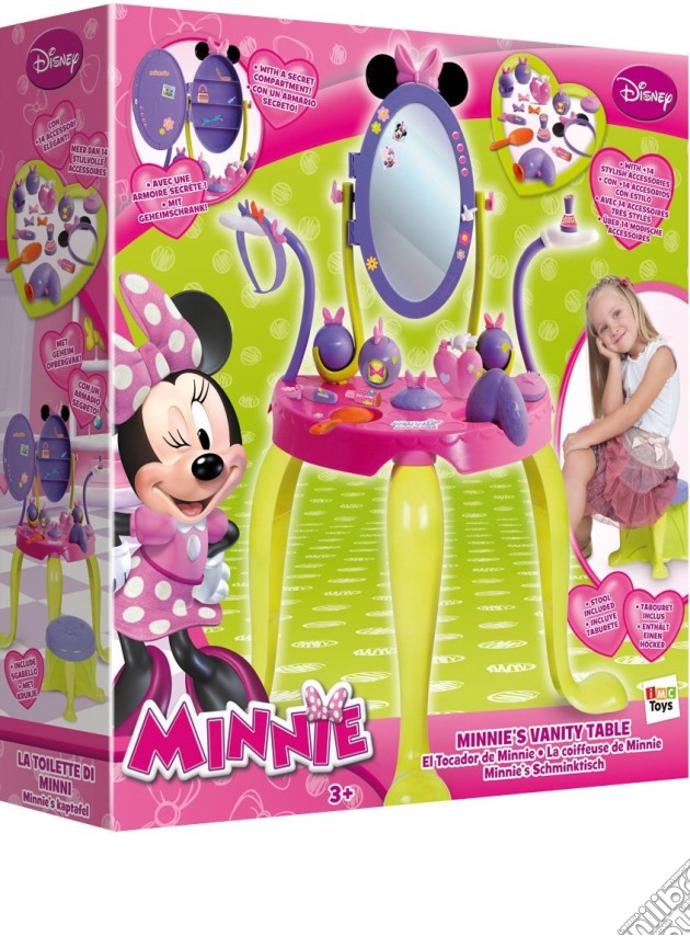 Minnie - Set Specchiera Con Sgabello E Accessori gioco di Imc Toys
