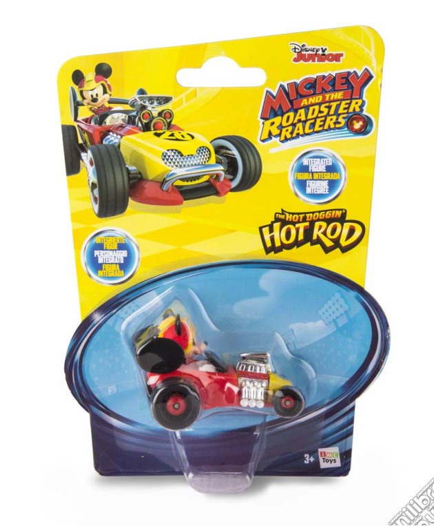 Topolino E Gli Amici Del Rally - Mini Veicolo Hot Doggin'Hot Rod Di Topolino gioco di Imc Toys