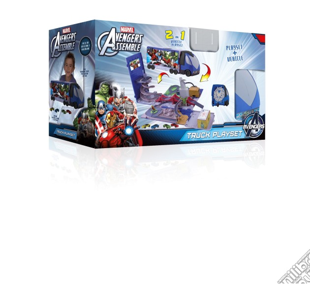 Avengers - Playset Camion Con Mezzi gioco di Imc Toys