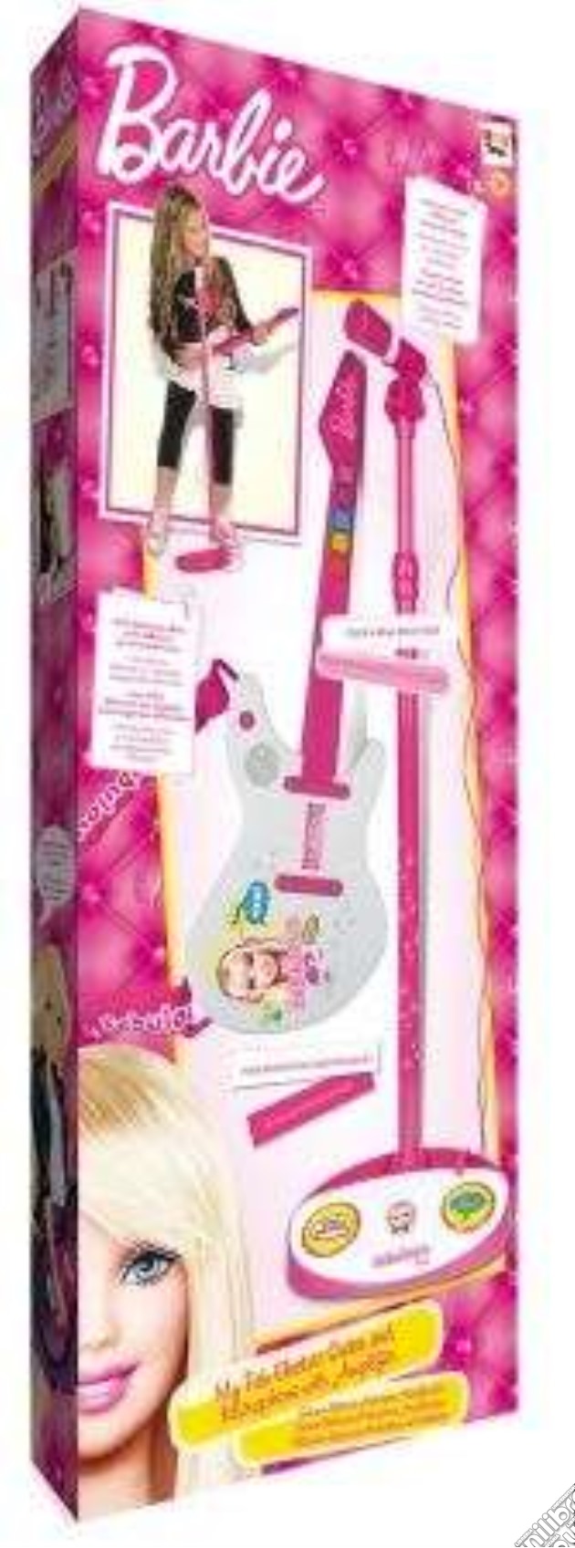 Barbie - Chitarra Elettrica Con Microfono gioco di Imc Toys