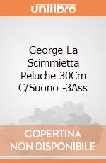 George La Scimmietta Peluche 30Cm C/Suono -3Ass gioco