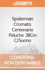 Spiderman Cromato Centenario Peluche 38Cm C/Suono gioco