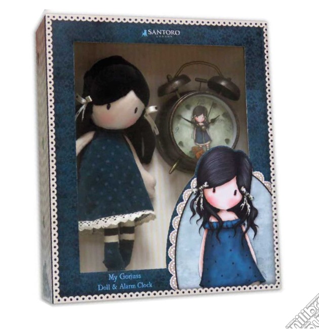 Gorjuss - Gift Set Rag Doll And Bells Clock You Brought Me Love gioco di Nice