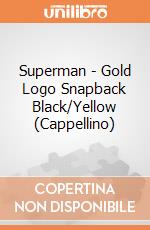 Superman - Gold Logo Snapback Black/Yellow (Cappellino) gioco