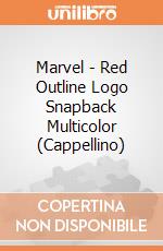 Marvel - Red Outline Logo Snapback Multicolor (Cappellino) gioco