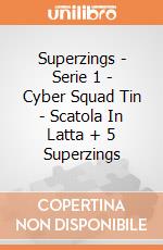 Superzings - Serie 1 - Cyber Squad Tin - Scatola In Latta + 5 Superzings gioco di Dynit