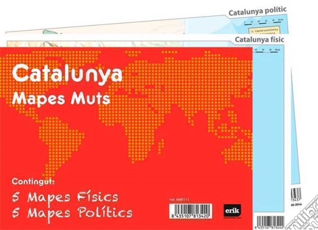 Grupo Erik: Catalunya Politica Fisica (Set 10 Cartine Geografiche) gioco di Grupo Erik